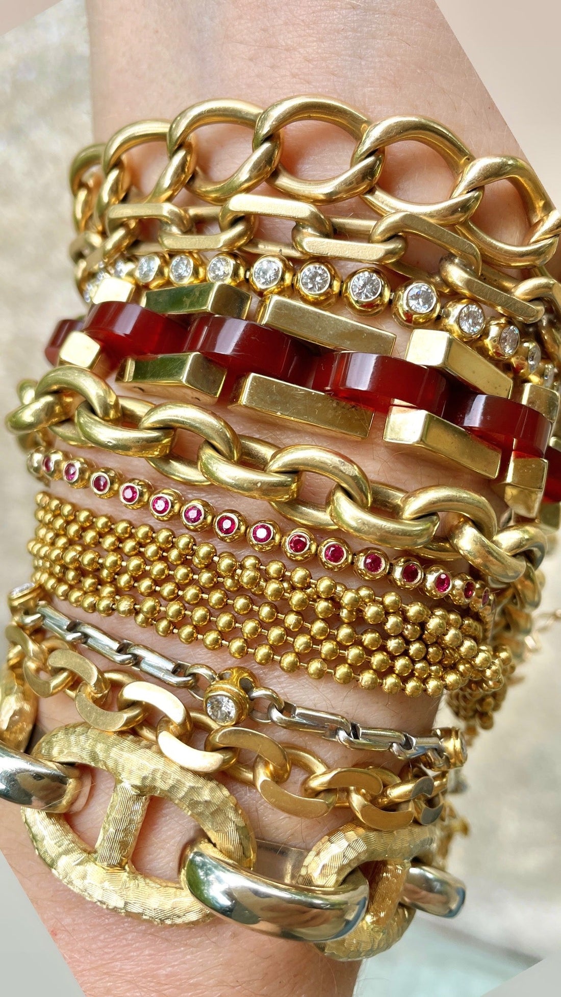 My Best Advice for Stacking Gold Bracelets - As Simple as 1, 2, 3