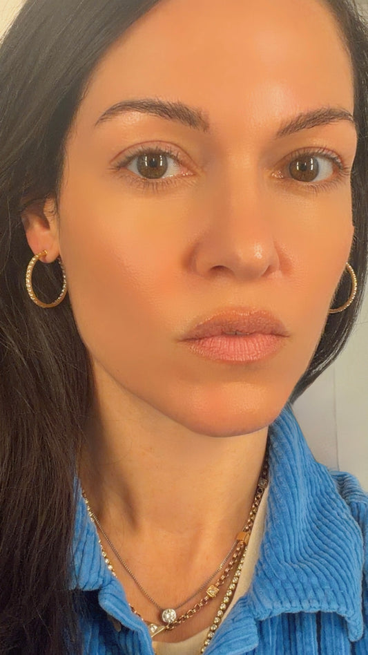 Vintage yellow 18K approx 1.9ctw diamond inside out hoop earrings