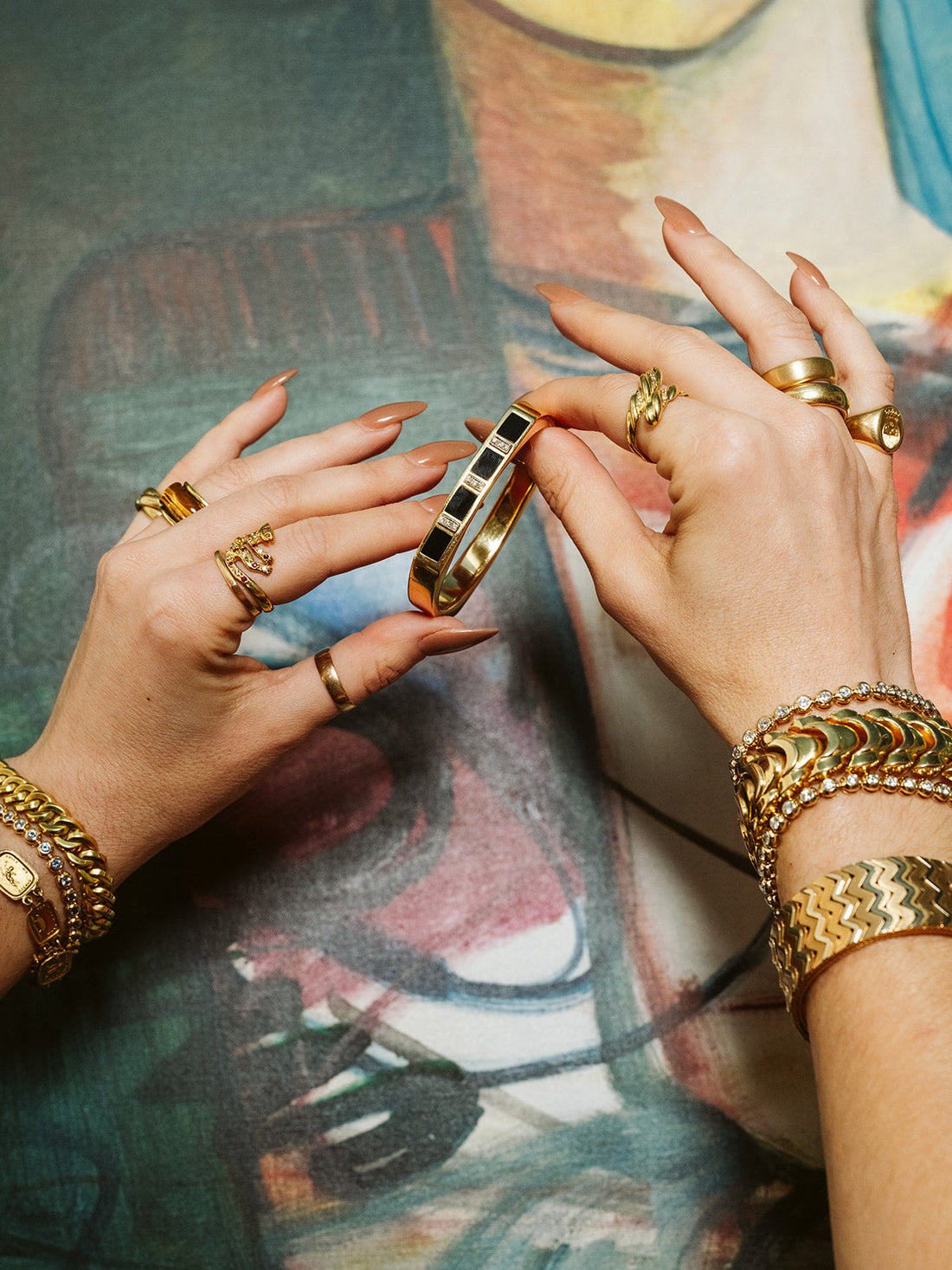 My Best Advice for Stacking Gold Bracelets - As Simple as 1, 2, 3