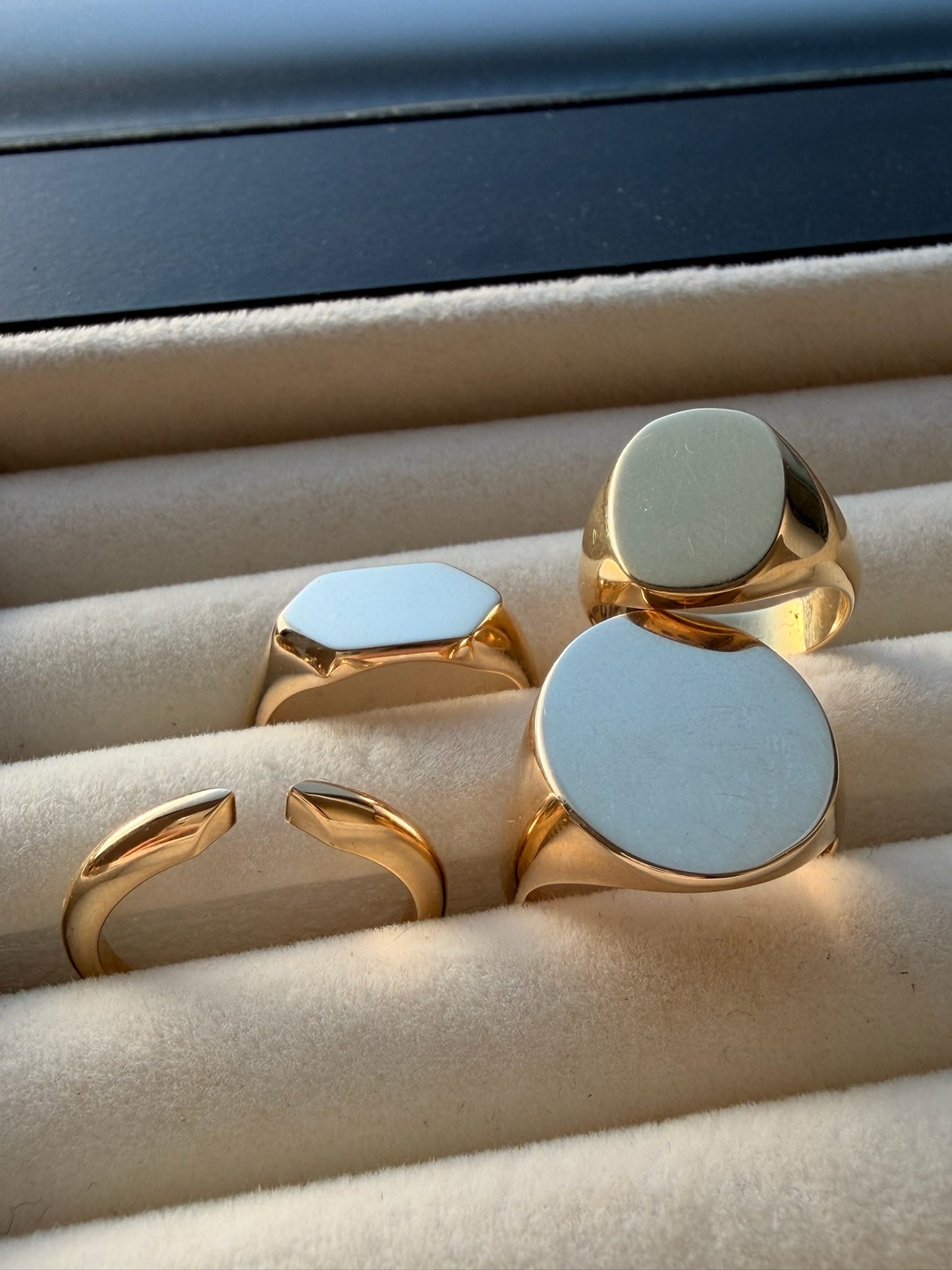 3GOG Original Blank Slate Signet Rings