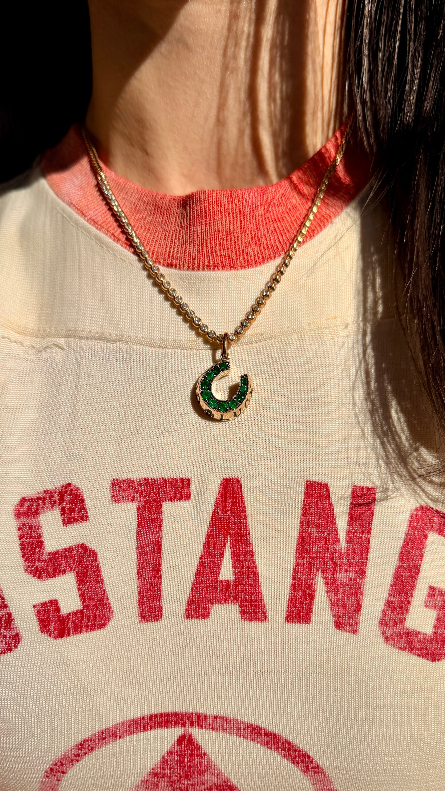 3GOG original yellow 14K Good Luck Horseshoe Pendant 3 - Ready to ship Dec 2025