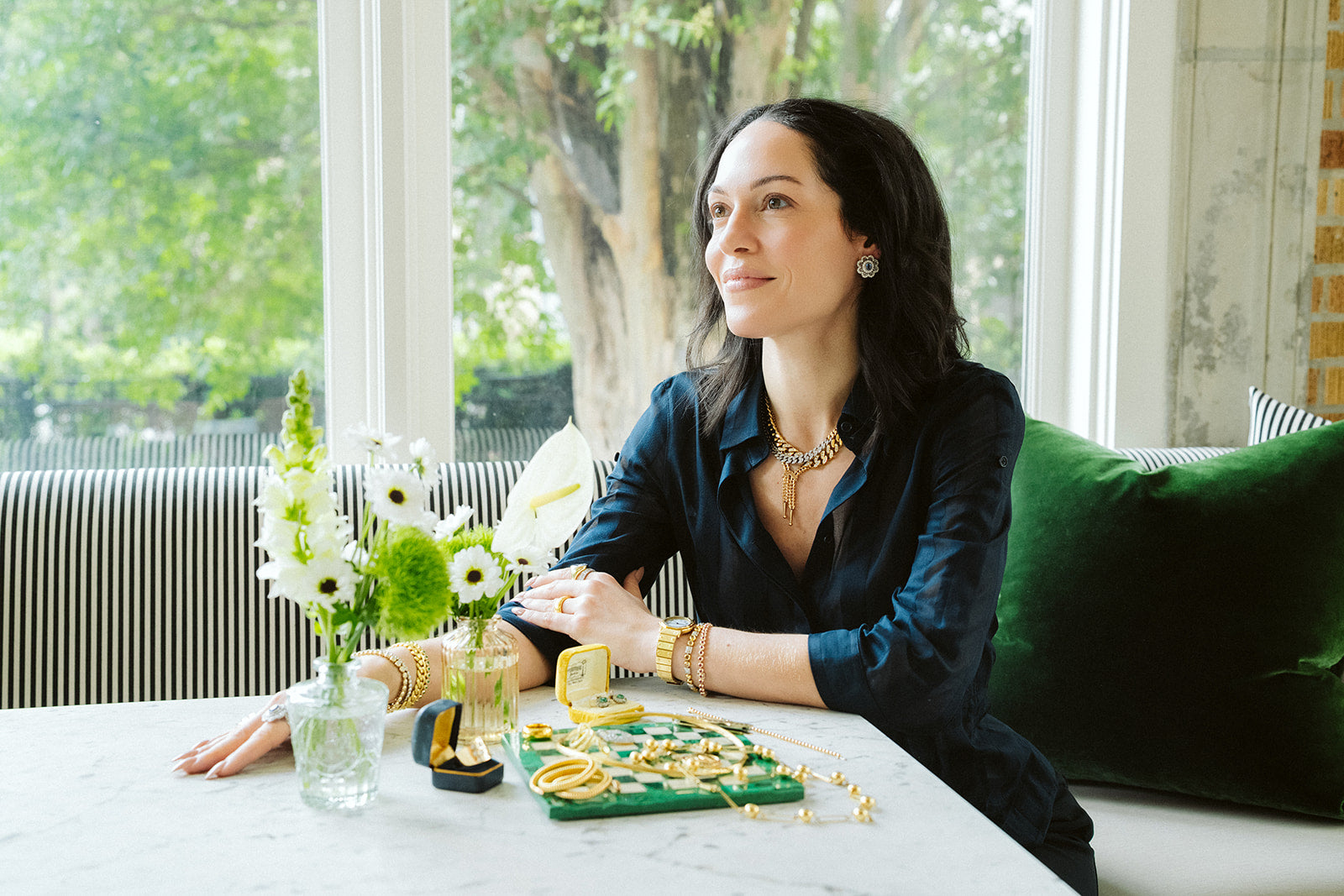 Load video: Hear from Naz, founder and designer of 3 Graces of Gold, a Houston-based vintage and custom fine jewelry brand, on her journey from jewelry collector to jewelry dealer. She shares the inspiration behind the business and her passion for curating more than just a collection of heirloom pieces. Learn how vintage jewelry, personal style, and storytelling come together to shape the 3 Graces of Gold philosophy: one that taps into the broader appeal of vintage fashion and the resurgence of vintage gold jewelry, a trend that’s quickly redefining how women approach luxury and style.
