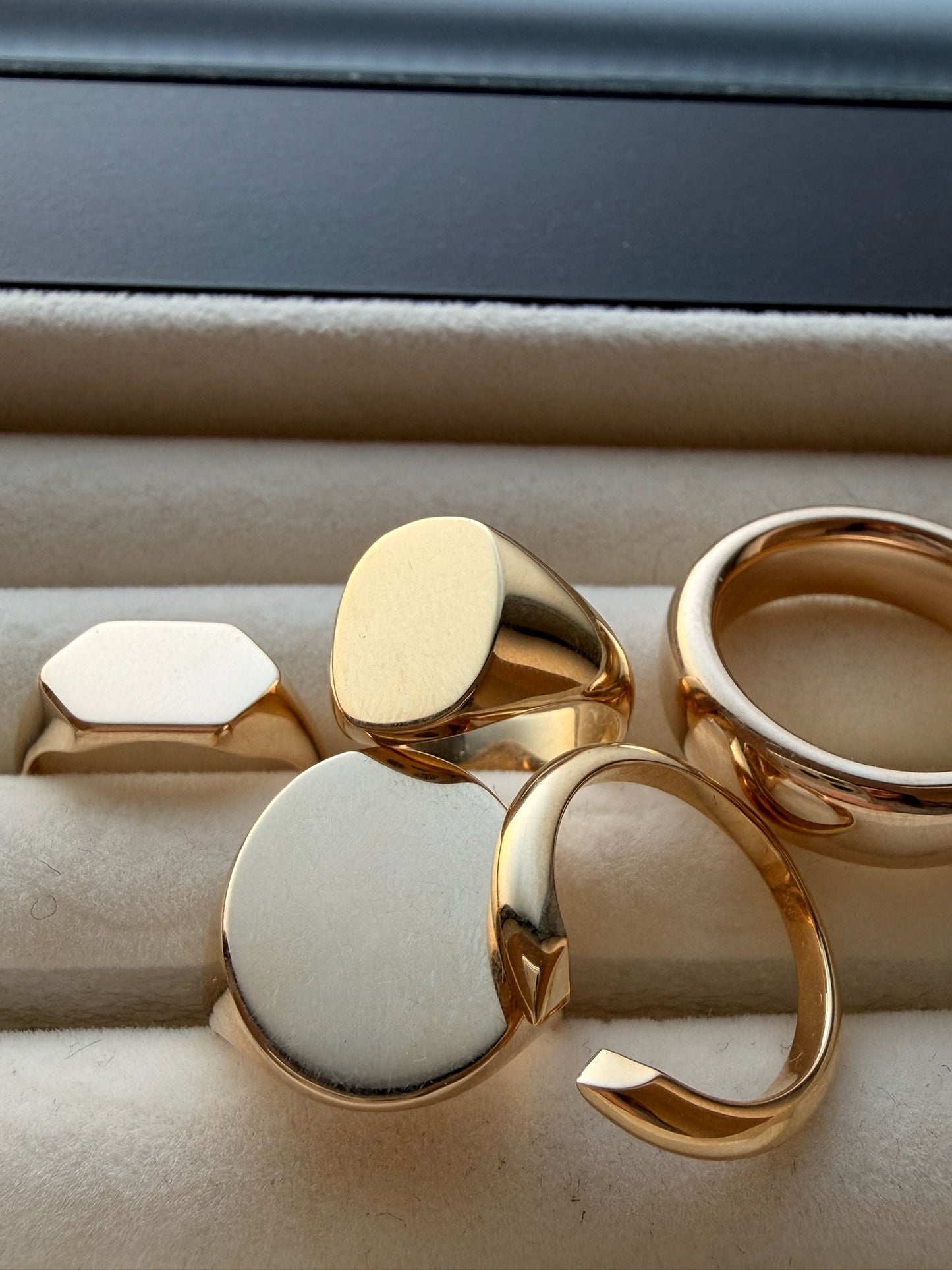 3GOG Original Blank Slate Signet Rings