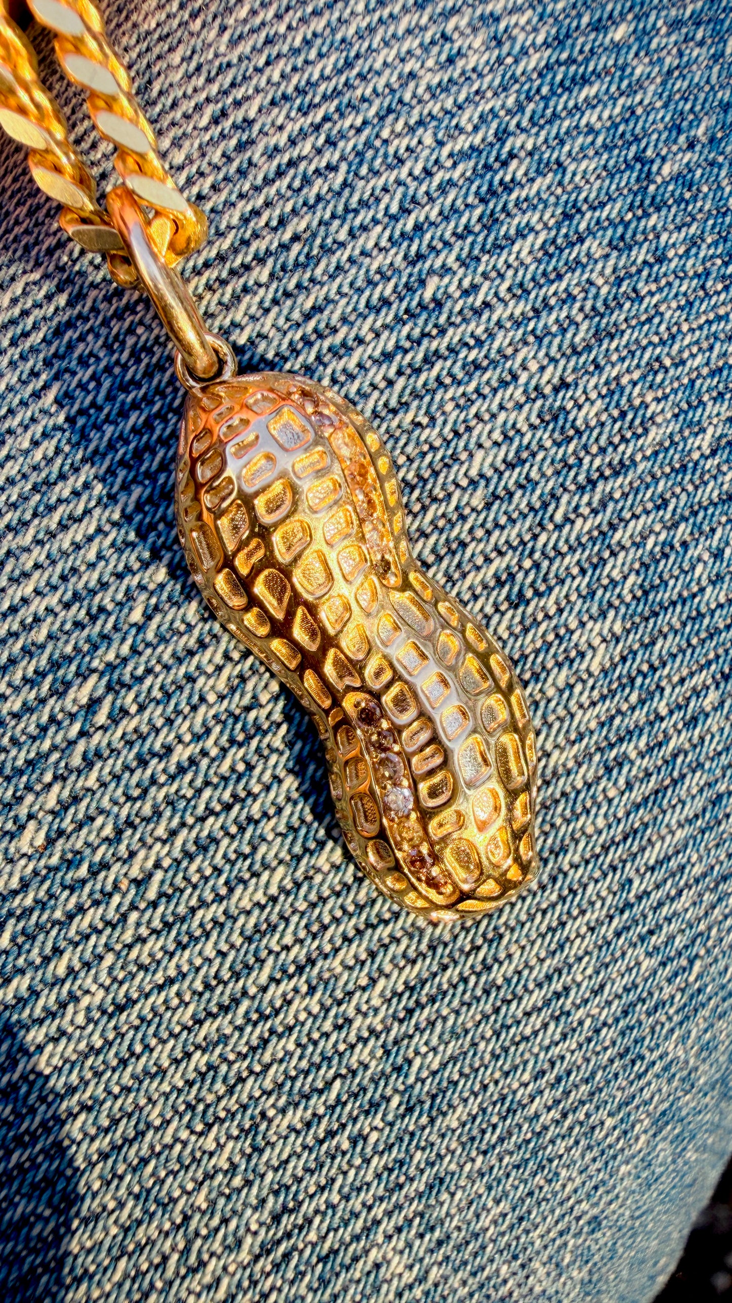 3GOG original yellow 14K Real Nut Pendant - Ready to ship Dec 2025