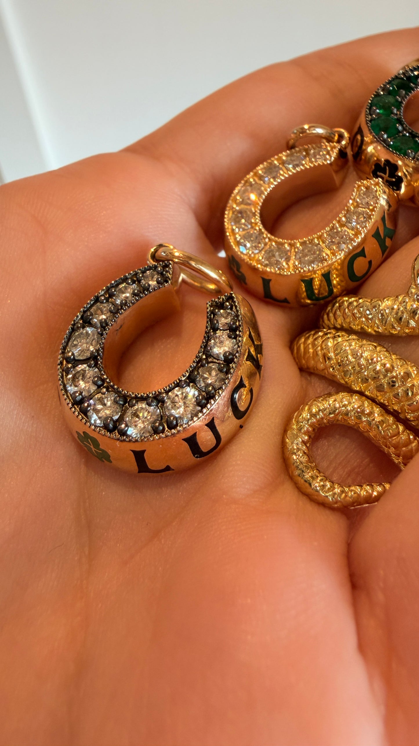 3GOG original yellow 14K Good Luck Horseshoe Pendant 2 - Ready to ship Dec 2025