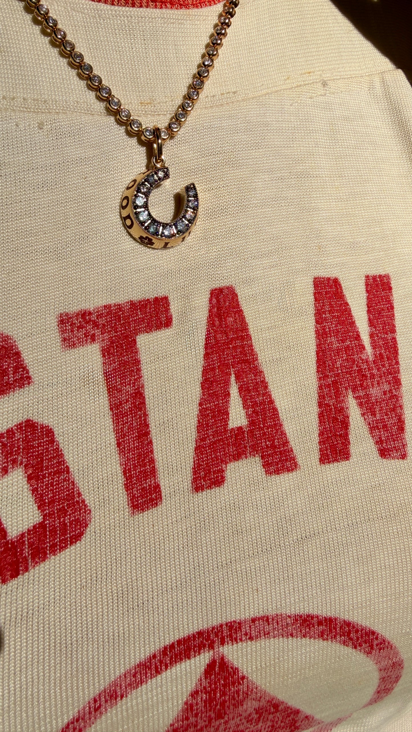 3GOG original yellow 14K Good Luck Horseshoe Pendant 1 - Ready to ship Dec 2025