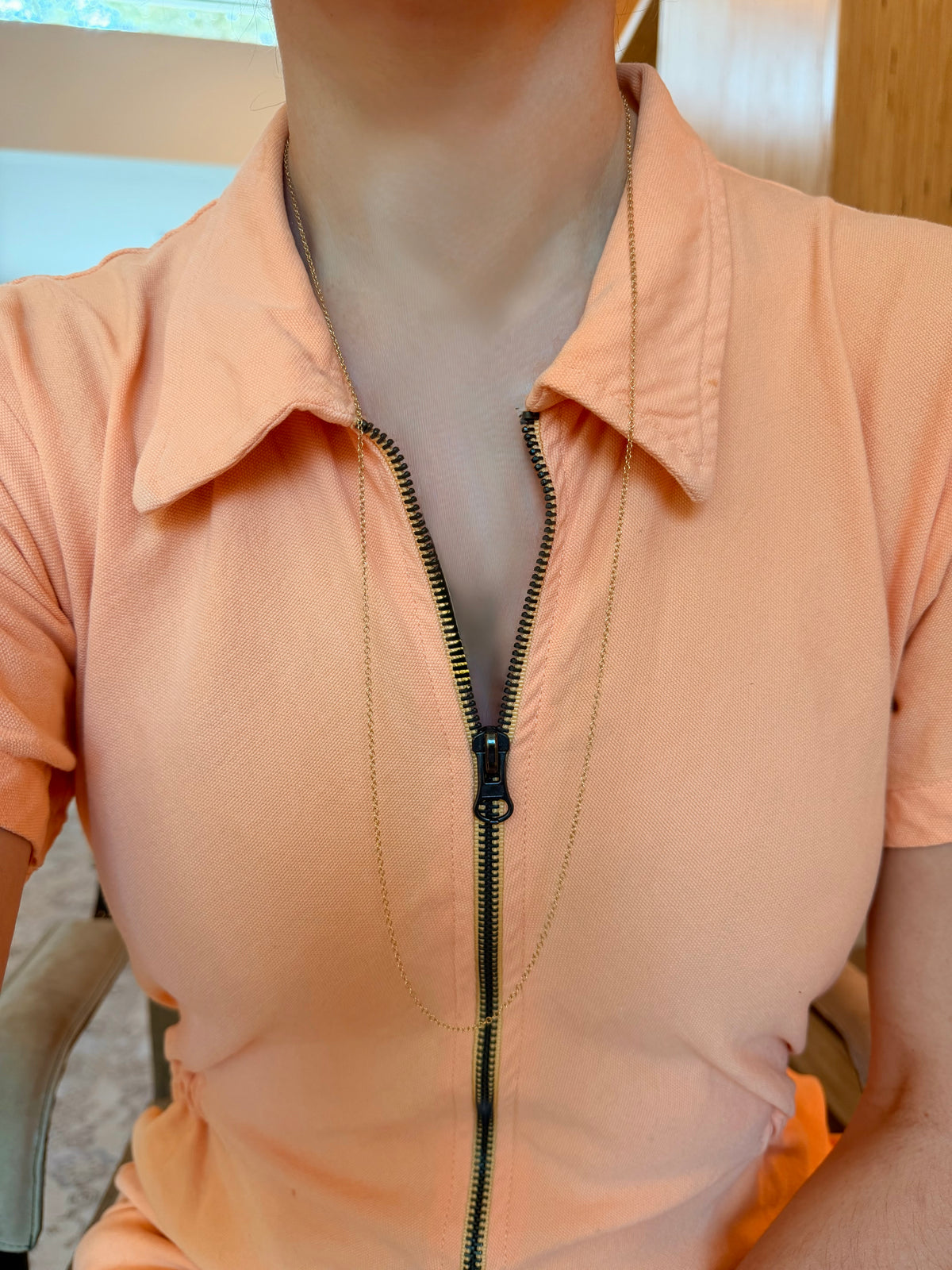 Vintage yellow 18K Elsa Peretti for Tiffany & Co cable link chain, 30.25 inch