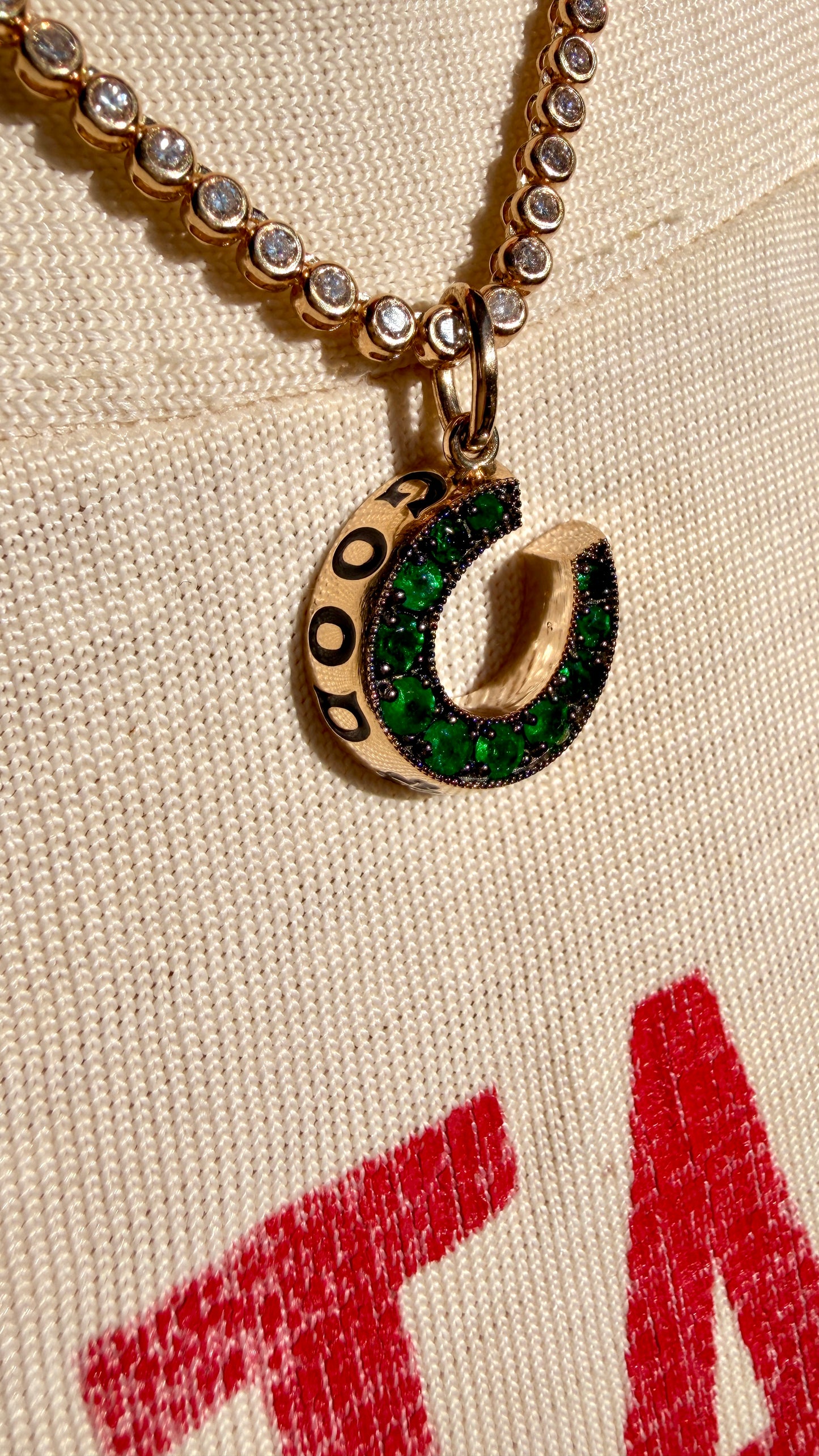 3GOG original yellow 14K Good Luck Horseshoe Pendant 3 - Ready to ship Dec 2025