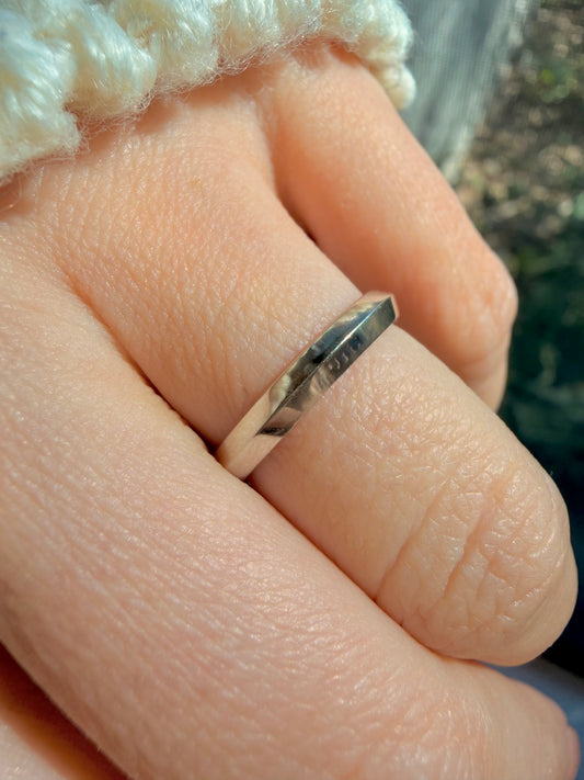 Heavy platinum bands (assorted)