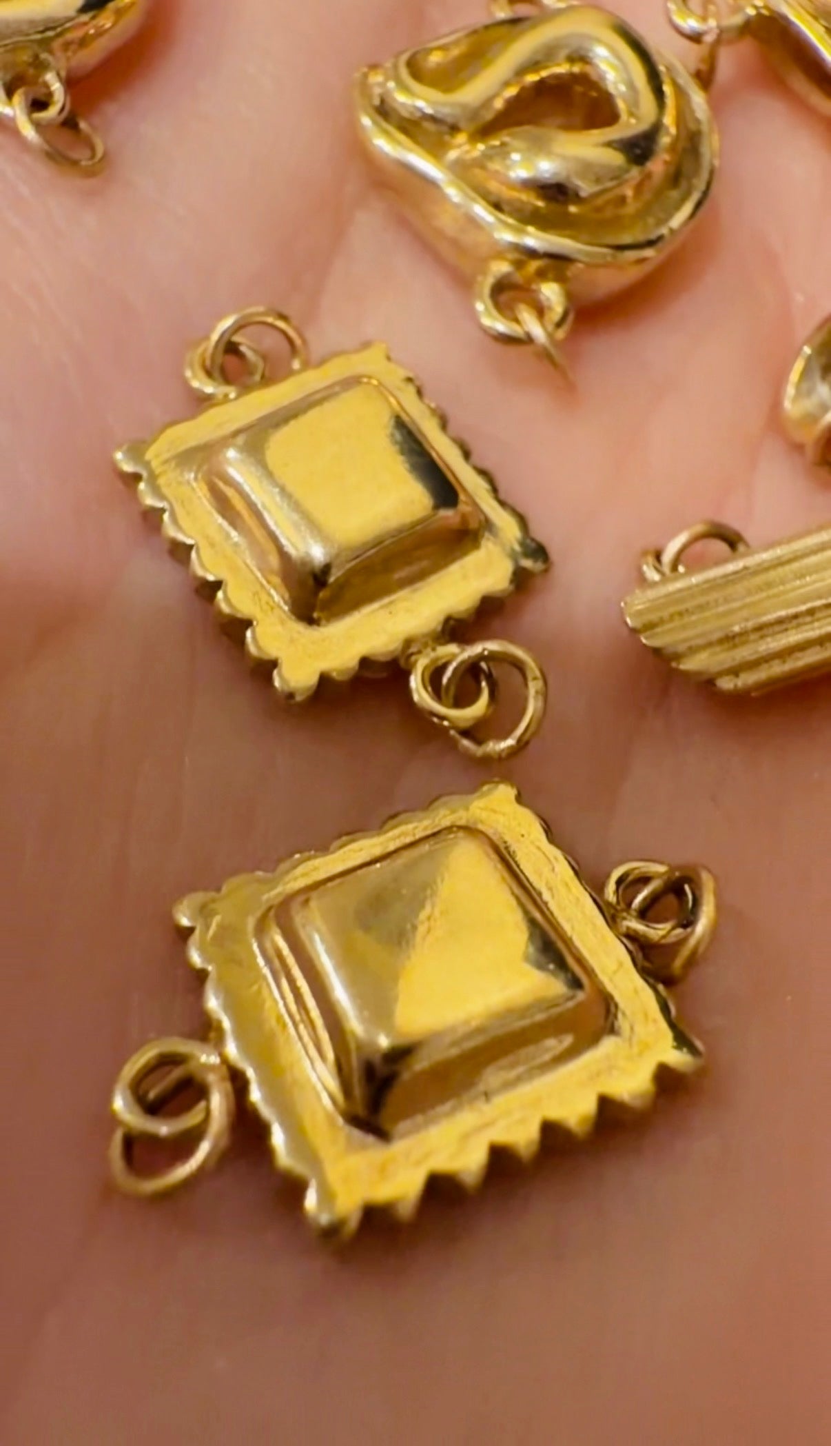 Yellow 14K Pasta charms