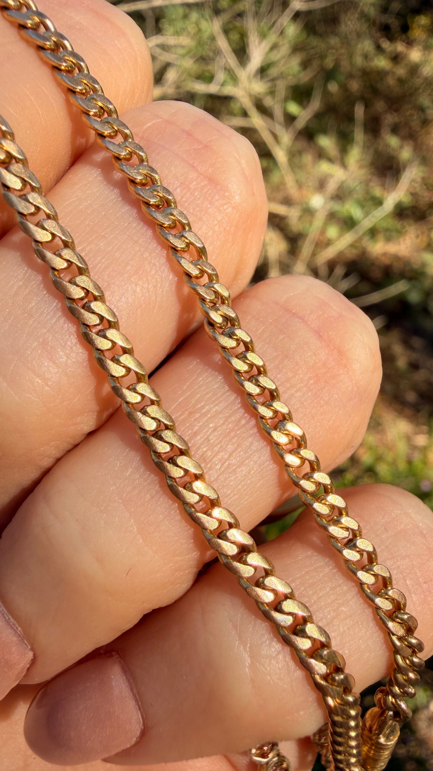 3GOG original 18K yellow Diamond Bubble Watch Chain, 18 inch - Ready to Ship Dec 2025